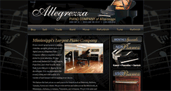 Desktop Screenshot of allegrezzapiano.com